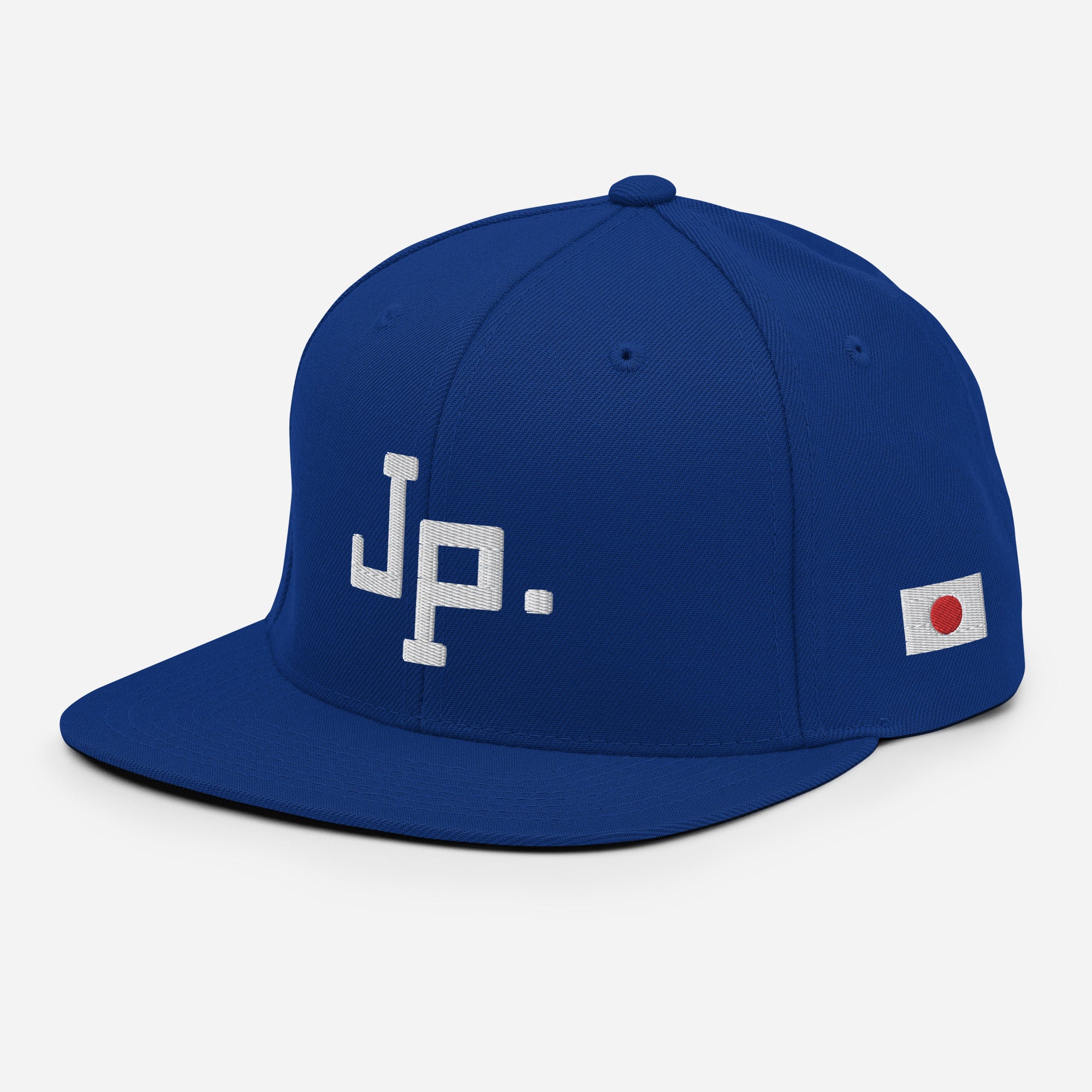 Snapback Cap [JPwhite] Royal Blue