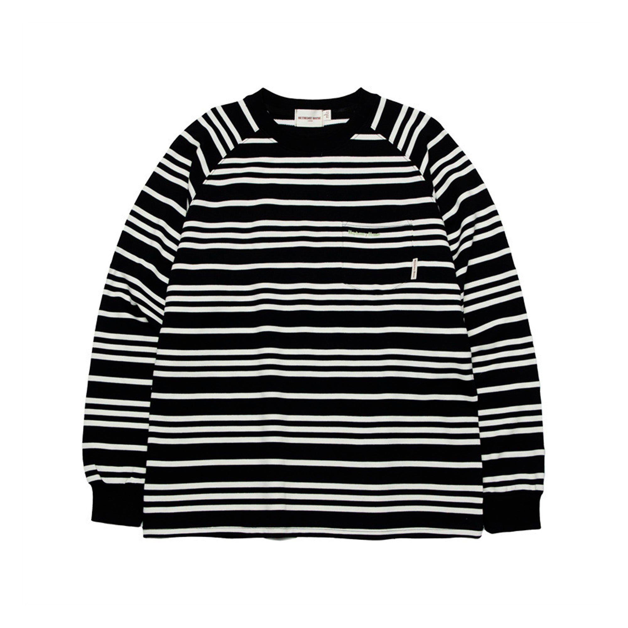 Stripe Design Loose Long Sleeve T-shirt