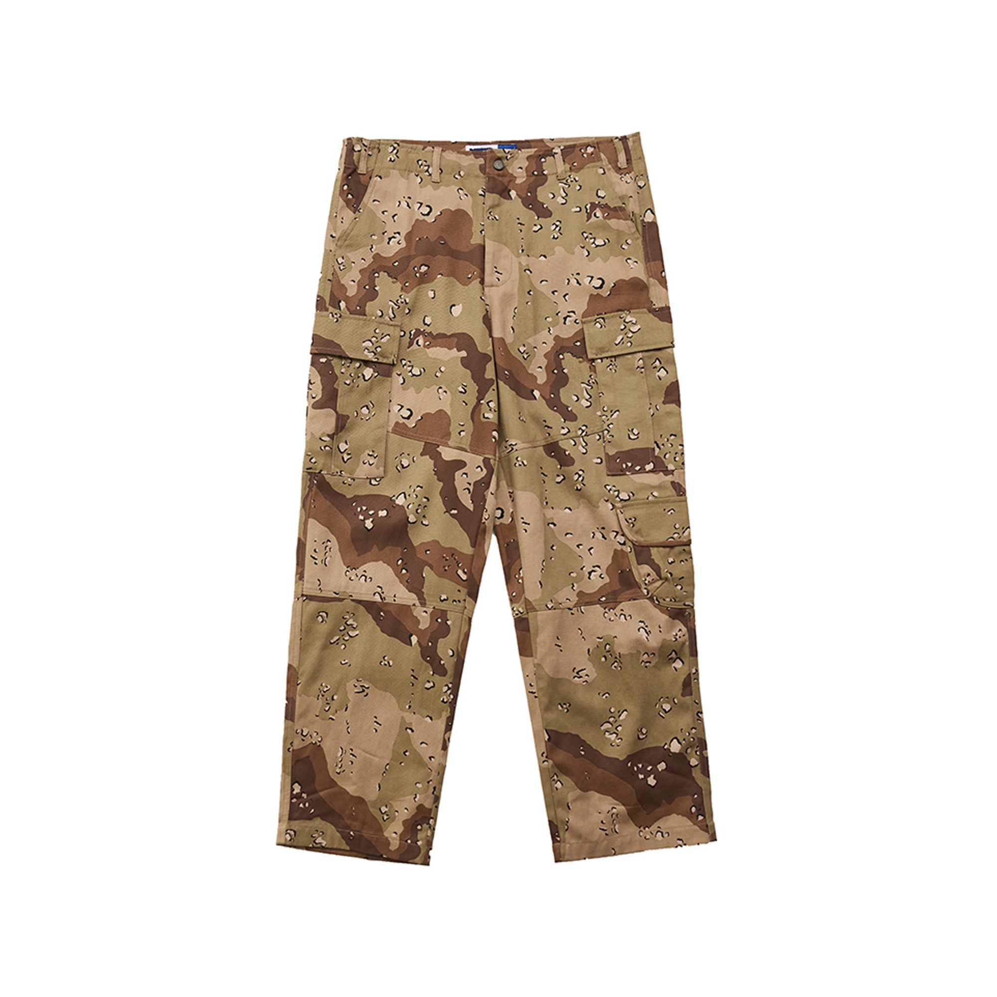 Embroidered Camouflage Work Pants