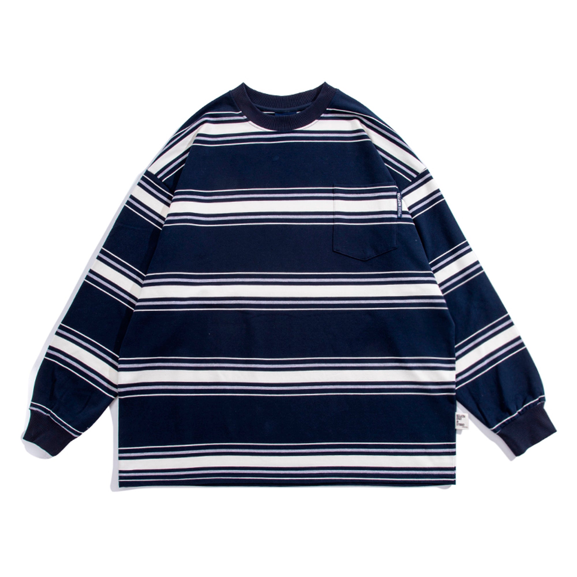 casual striped long-sleeved T-shirt
