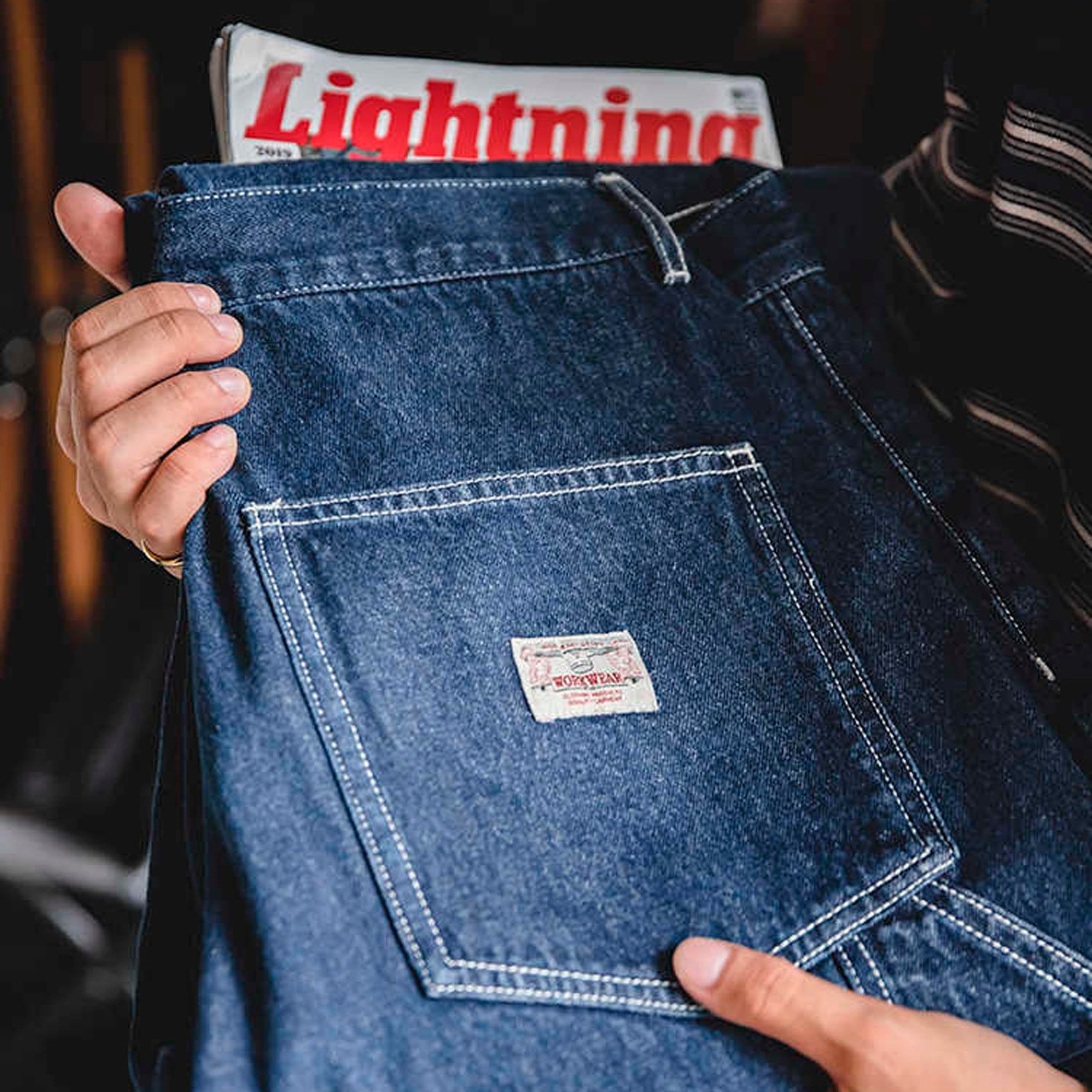 American vintage washed denim