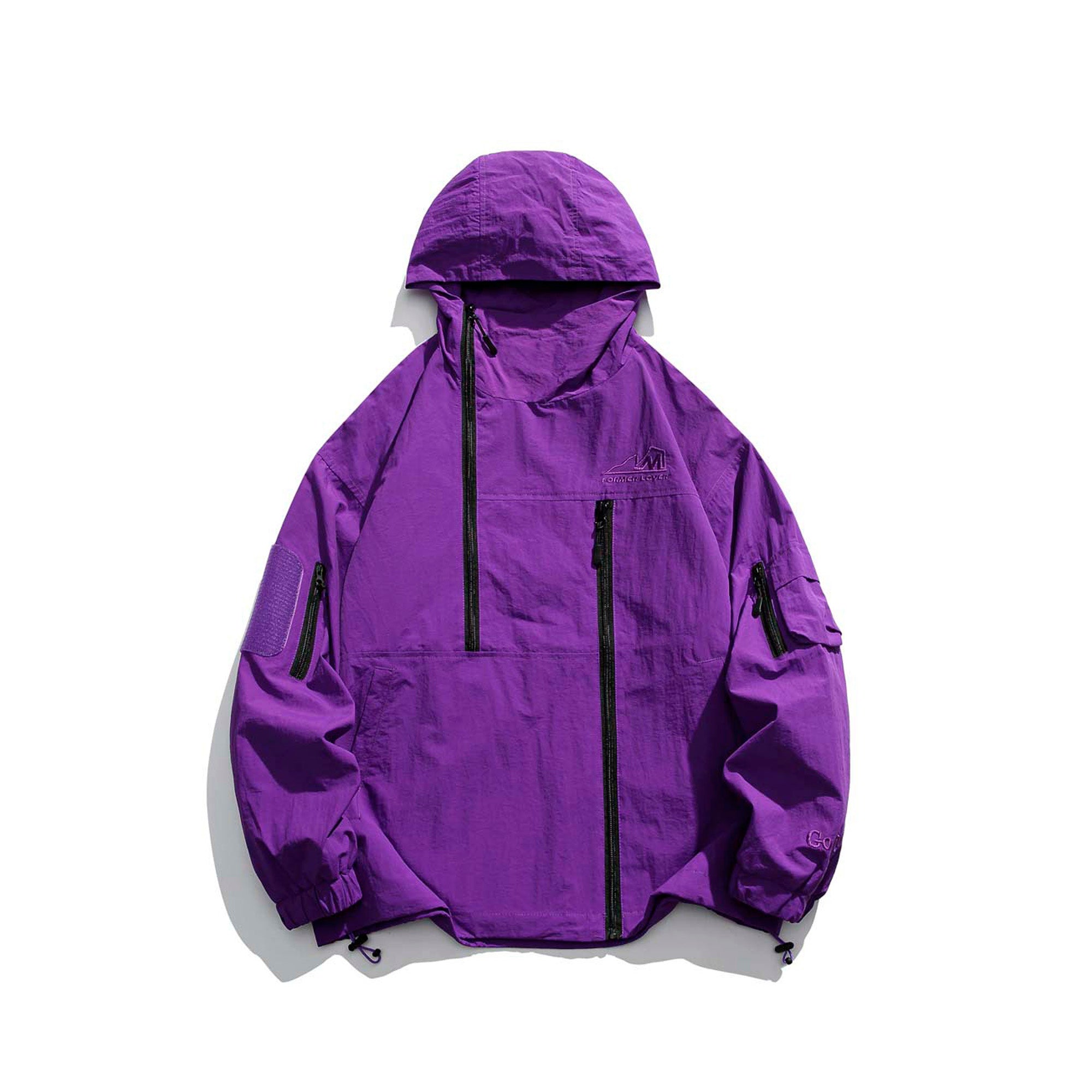 Additional Color Line Hooded Jacket