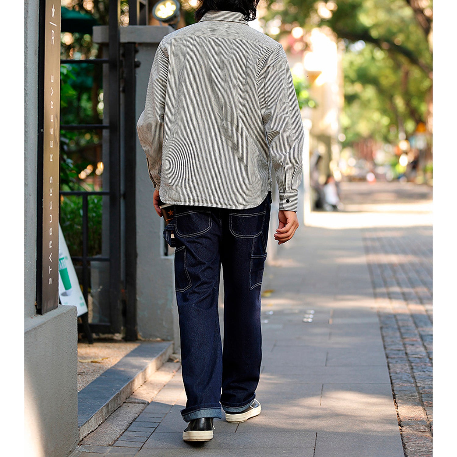 Primary Color Denim Railroader Pants