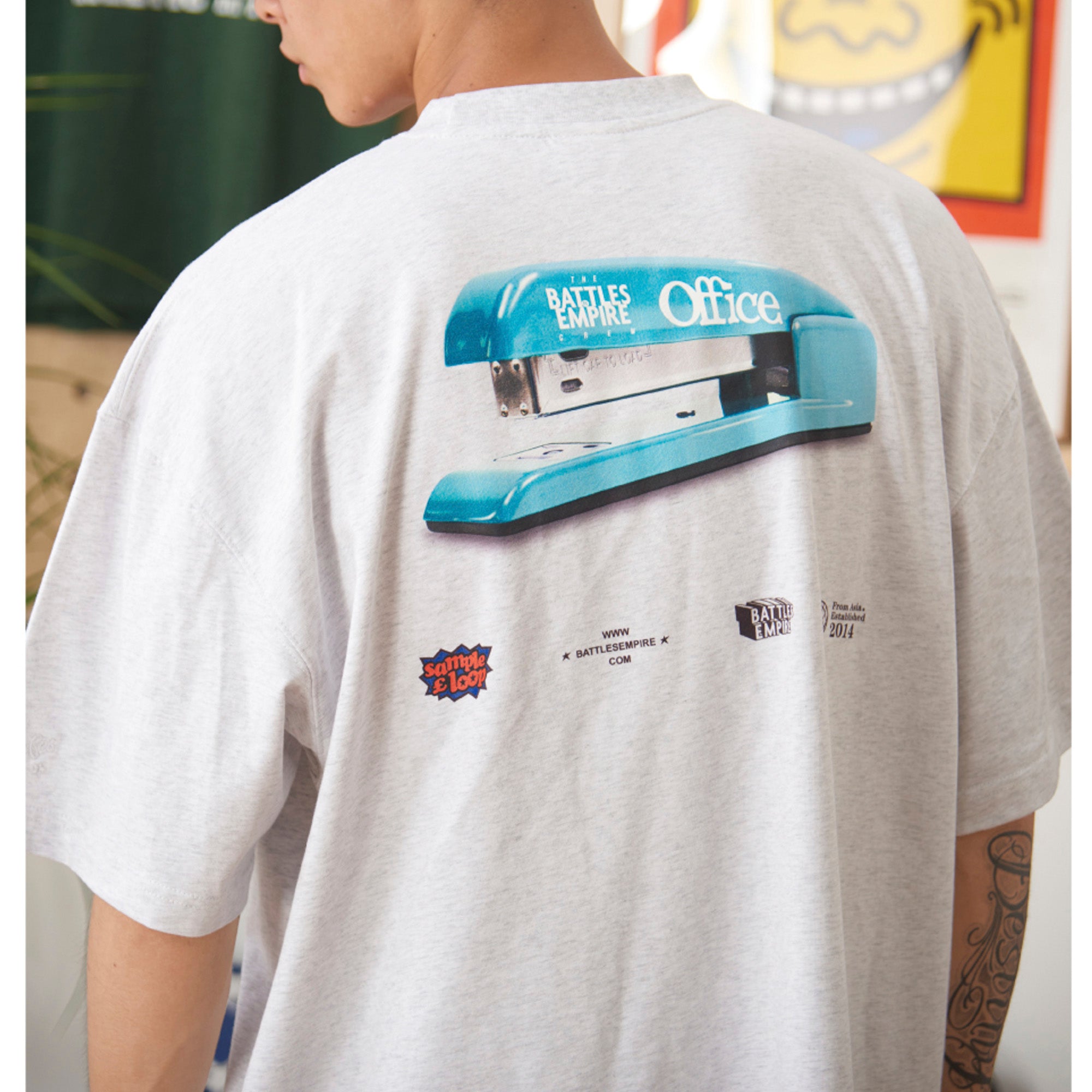 Stapler Digital Print T-Shirt