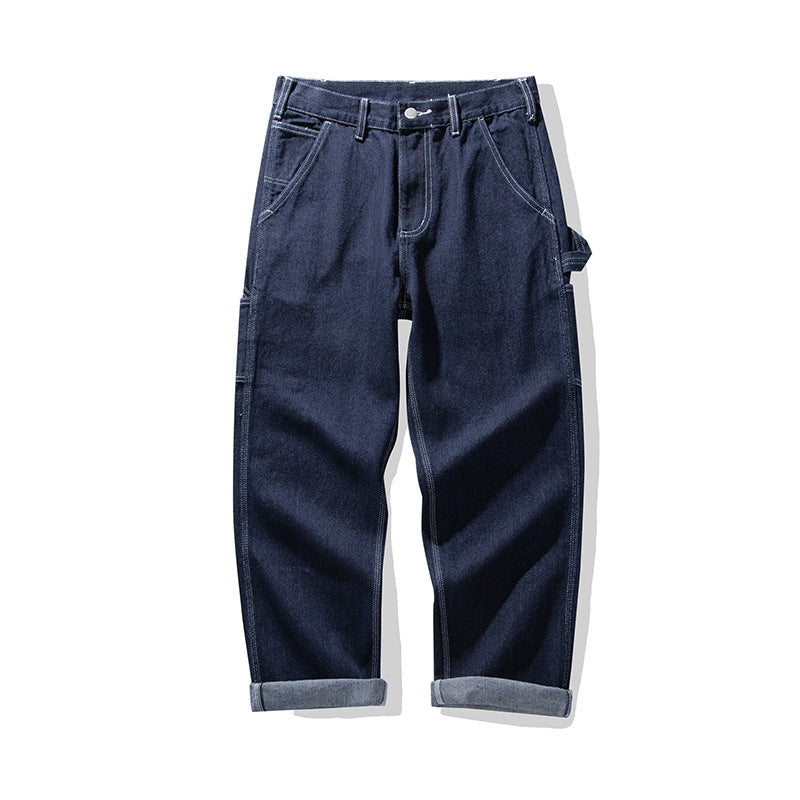 Primary Color Denim Railroader Pants