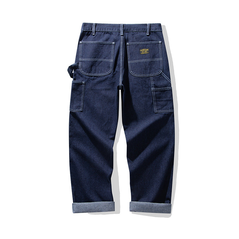 Primary Color Denim Railroader Pants