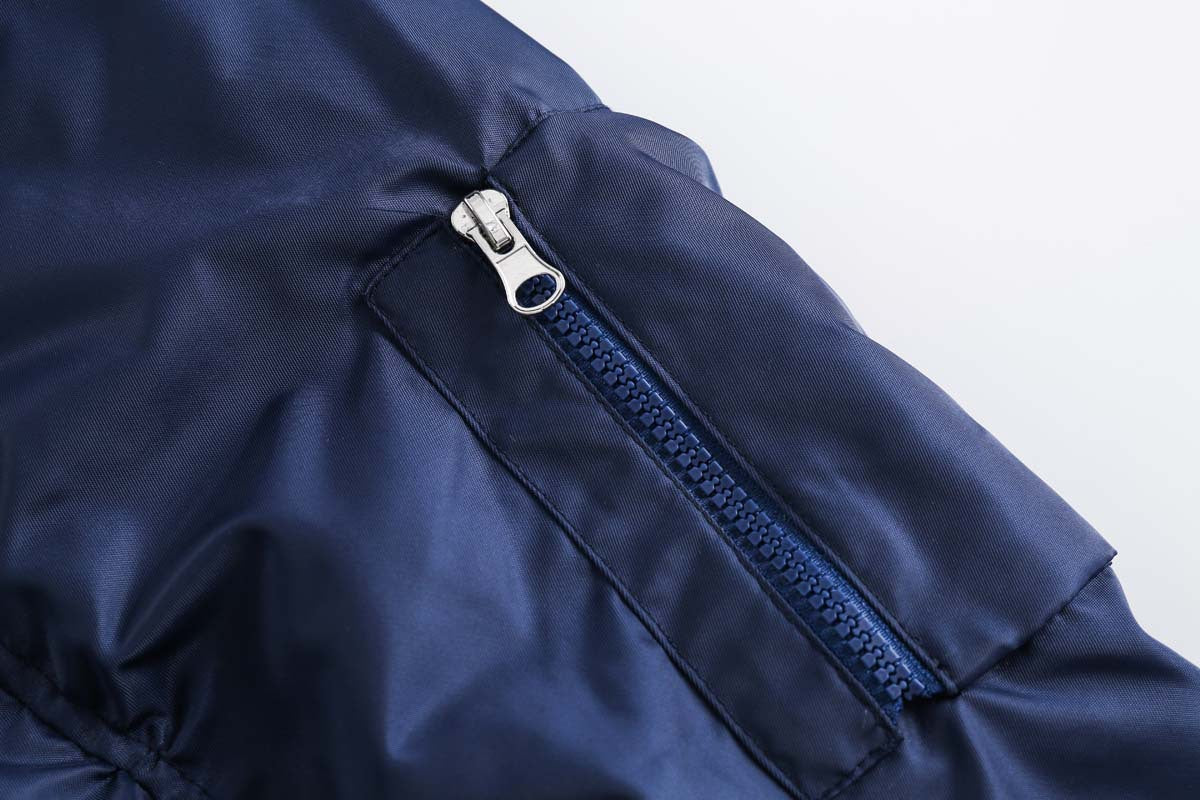 loose casual splicing jacket