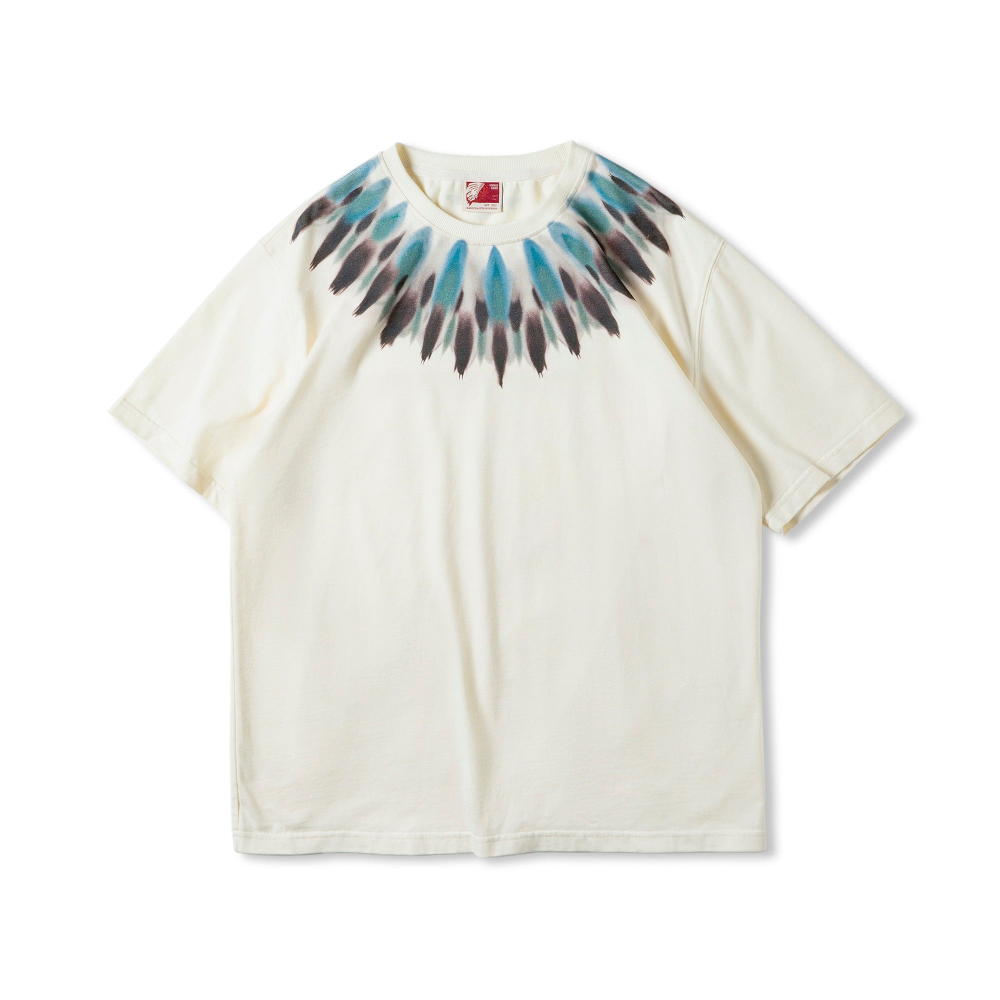 Feather print T-shirt