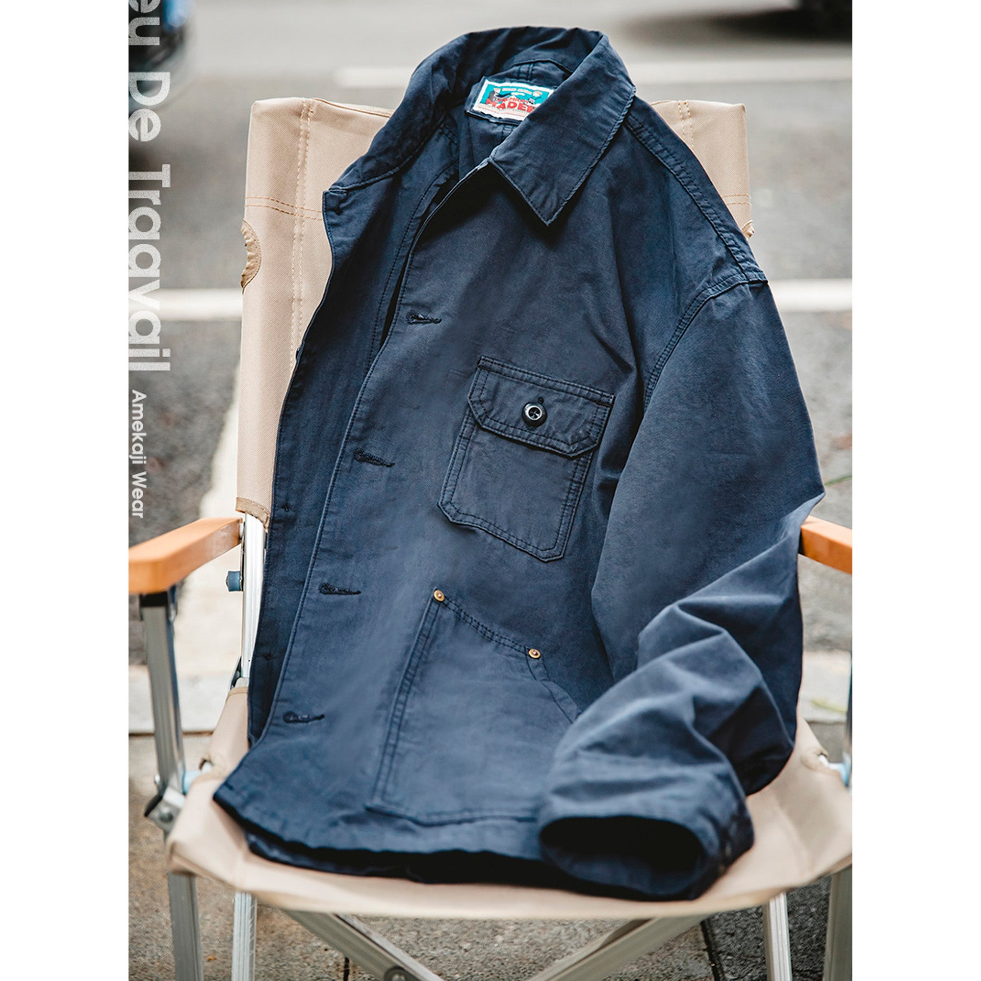 workwear vintage French coach jacket