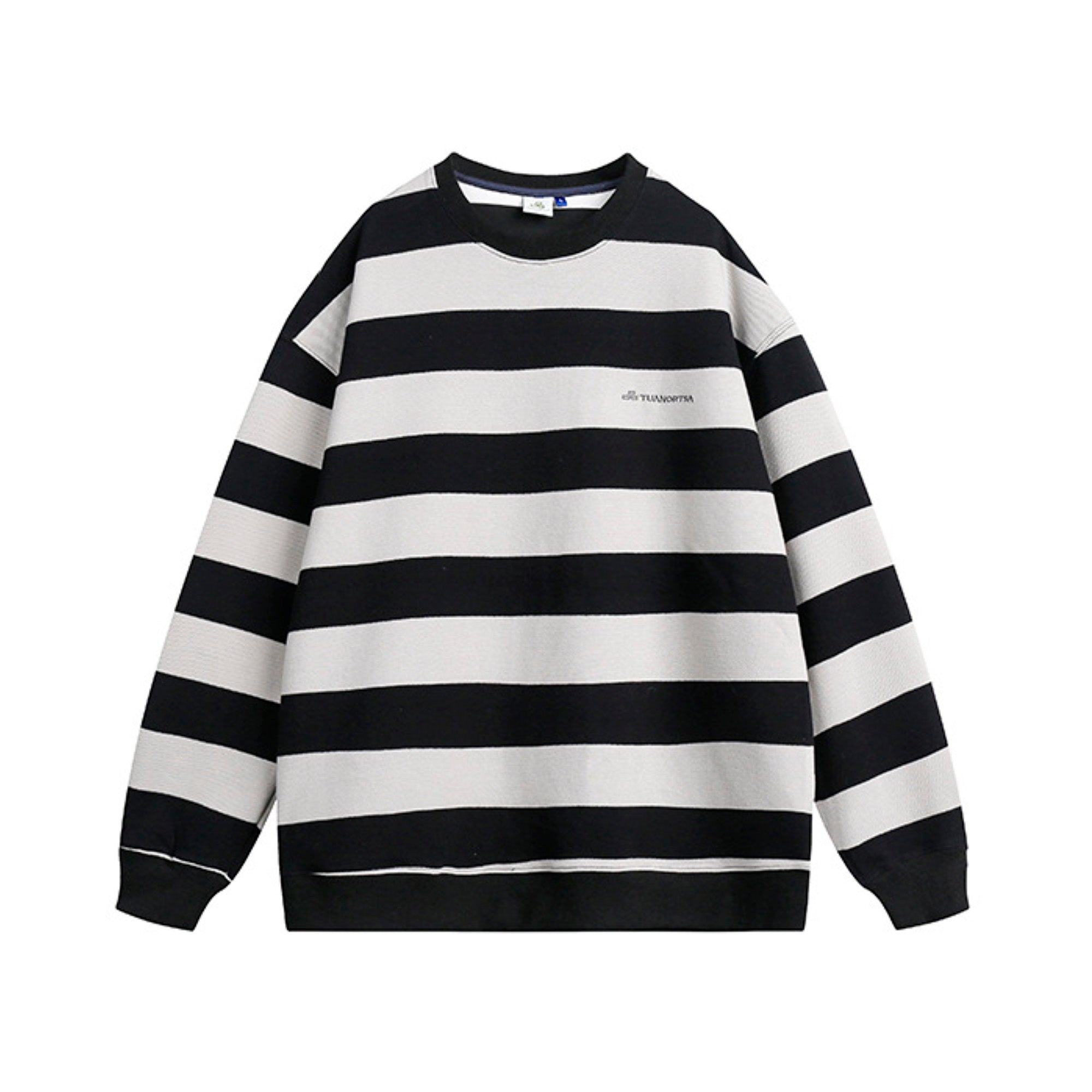 Spring Color Striped Sweat