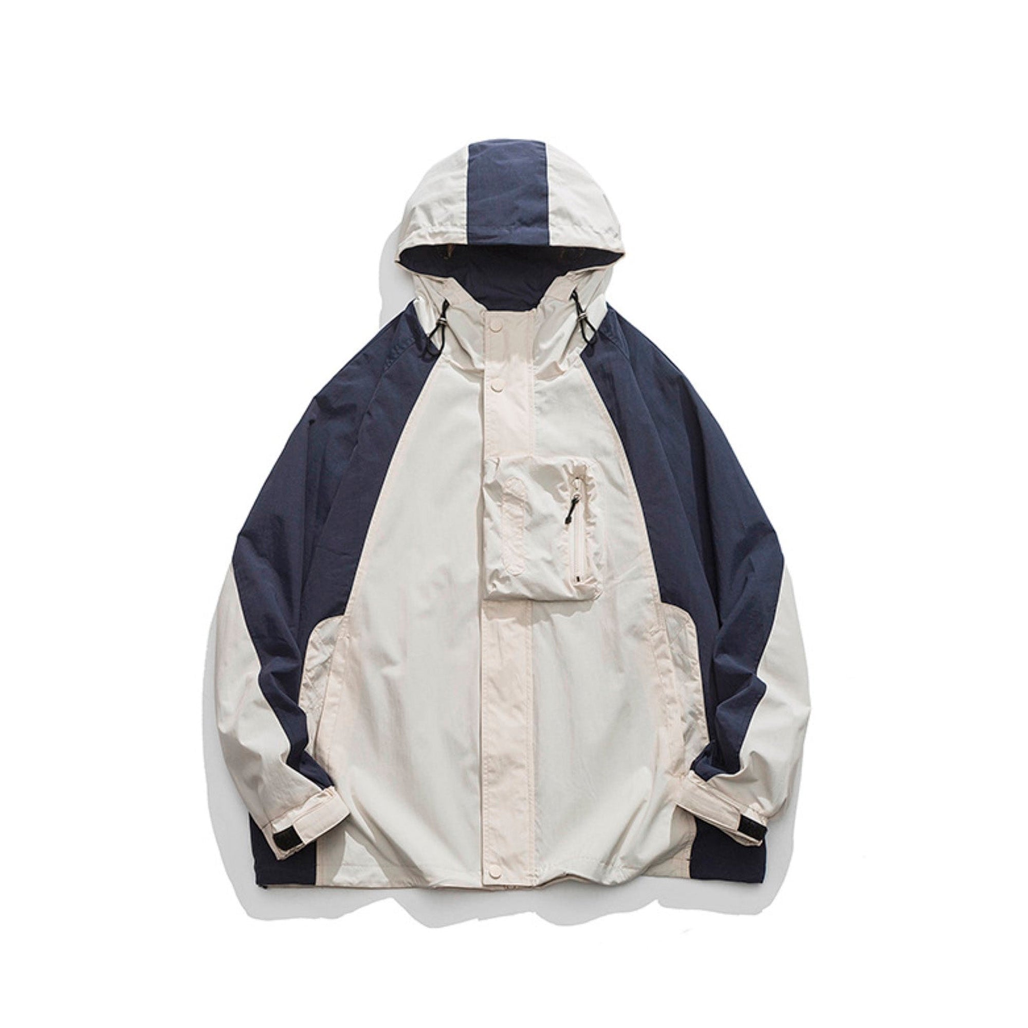 neutral multi-pocket workwear jacket