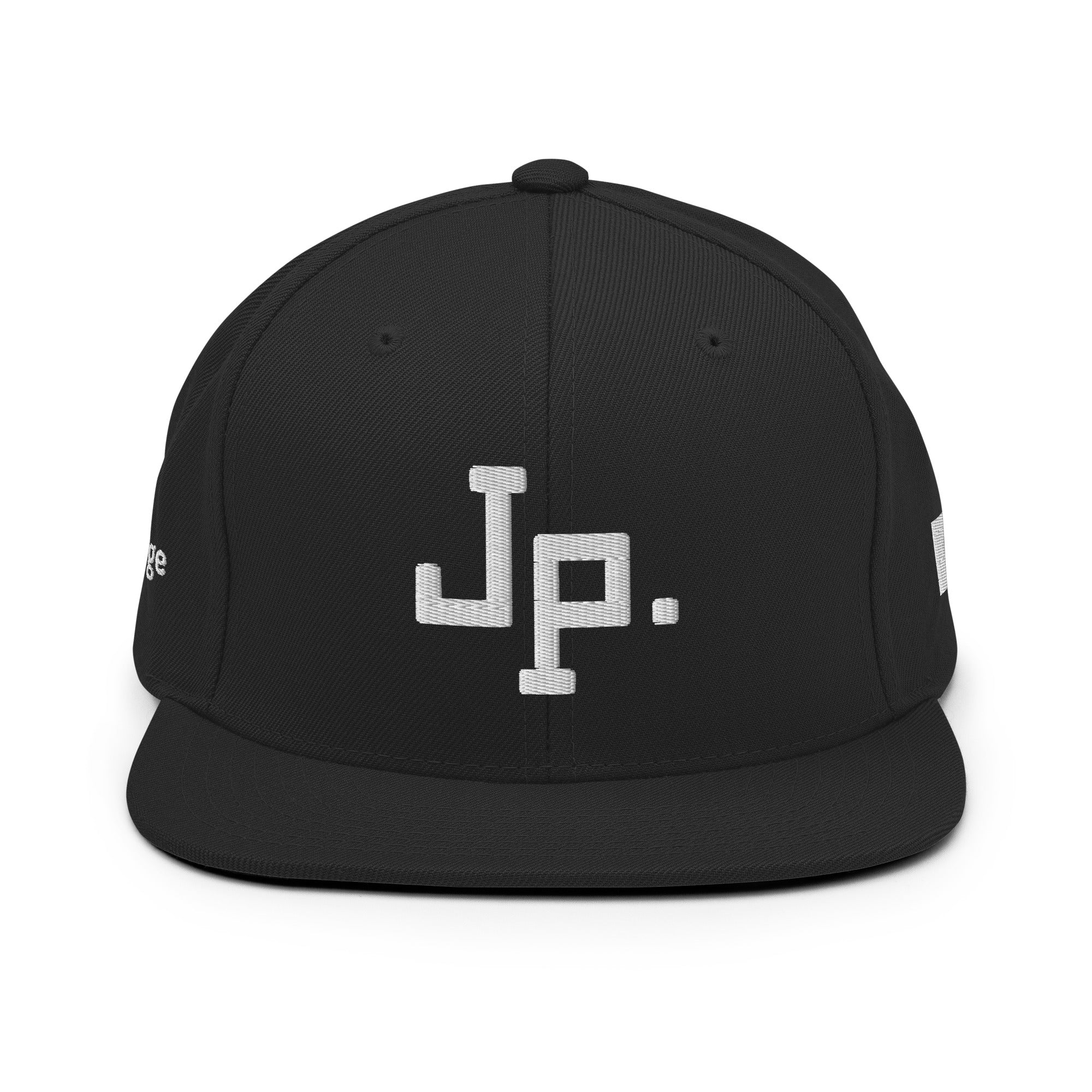 Snapback Cap [JPwhite] Black