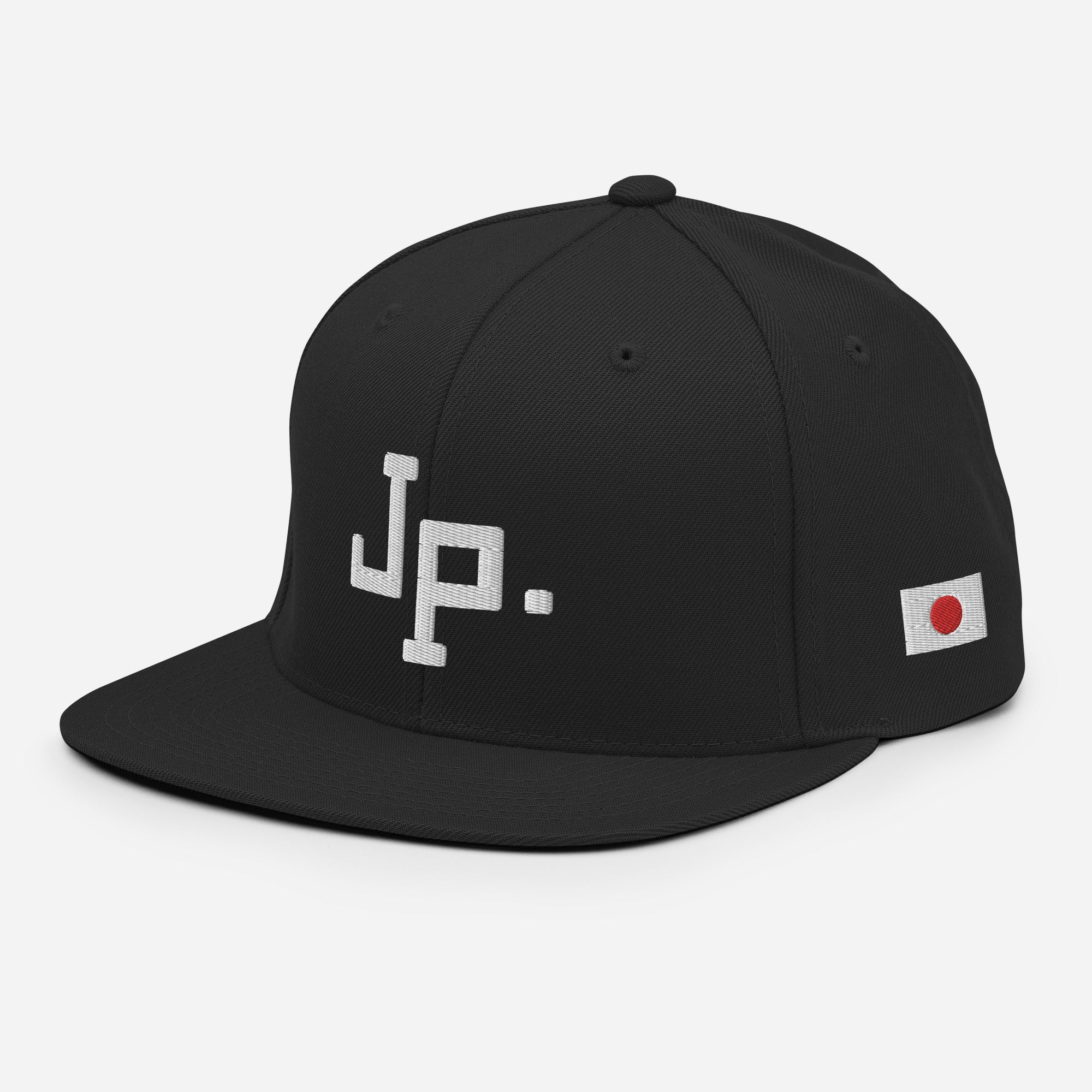 Snapback Cap [JPwhite] Black