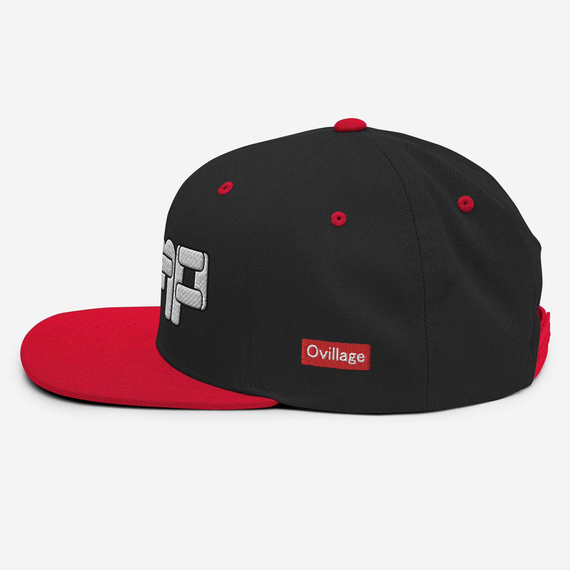 Snapback Cap [CAMP] Black/Red