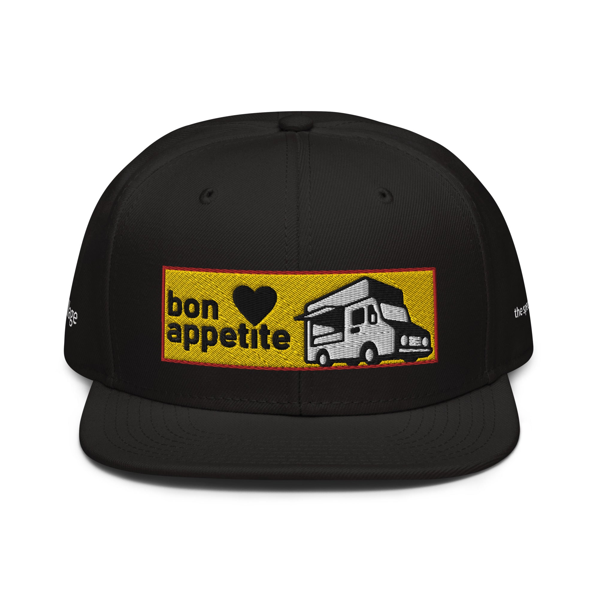 Snapback Cap [Bon appetit2] Black