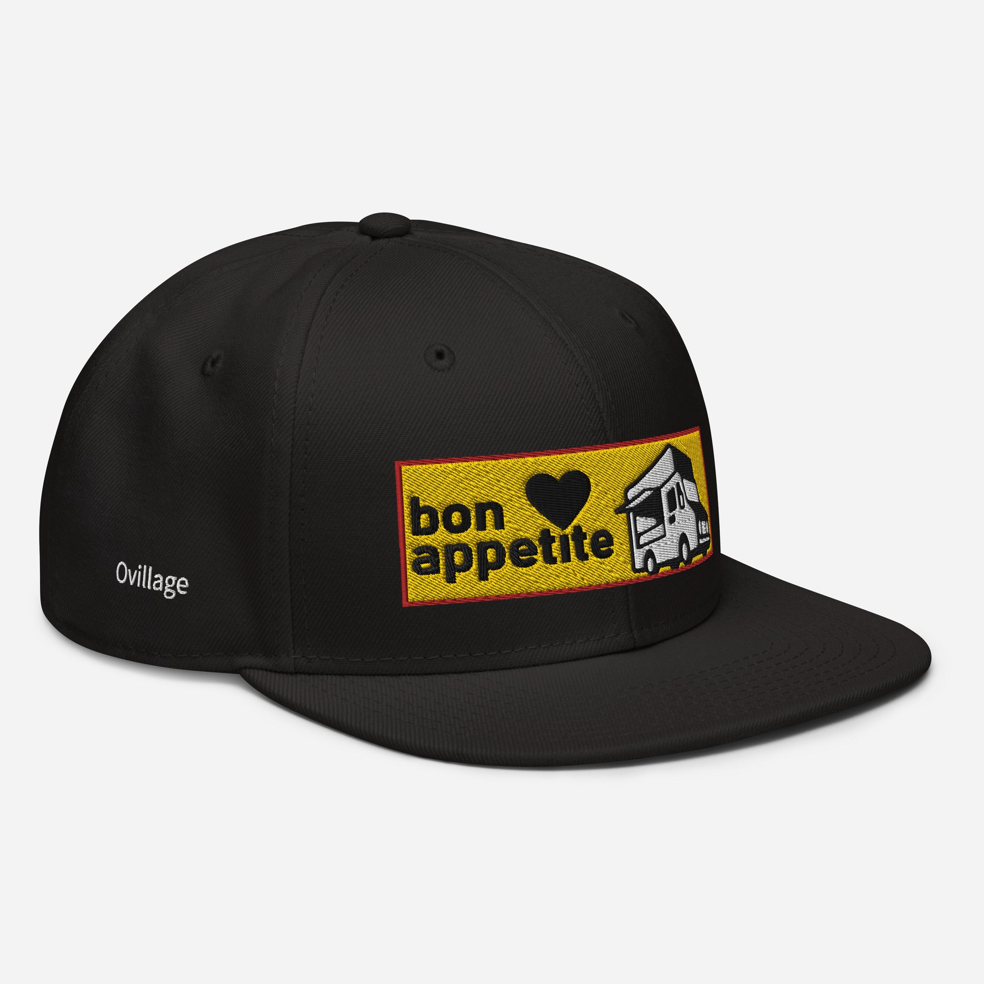 Snapback Cap [Bon appetit2] Black